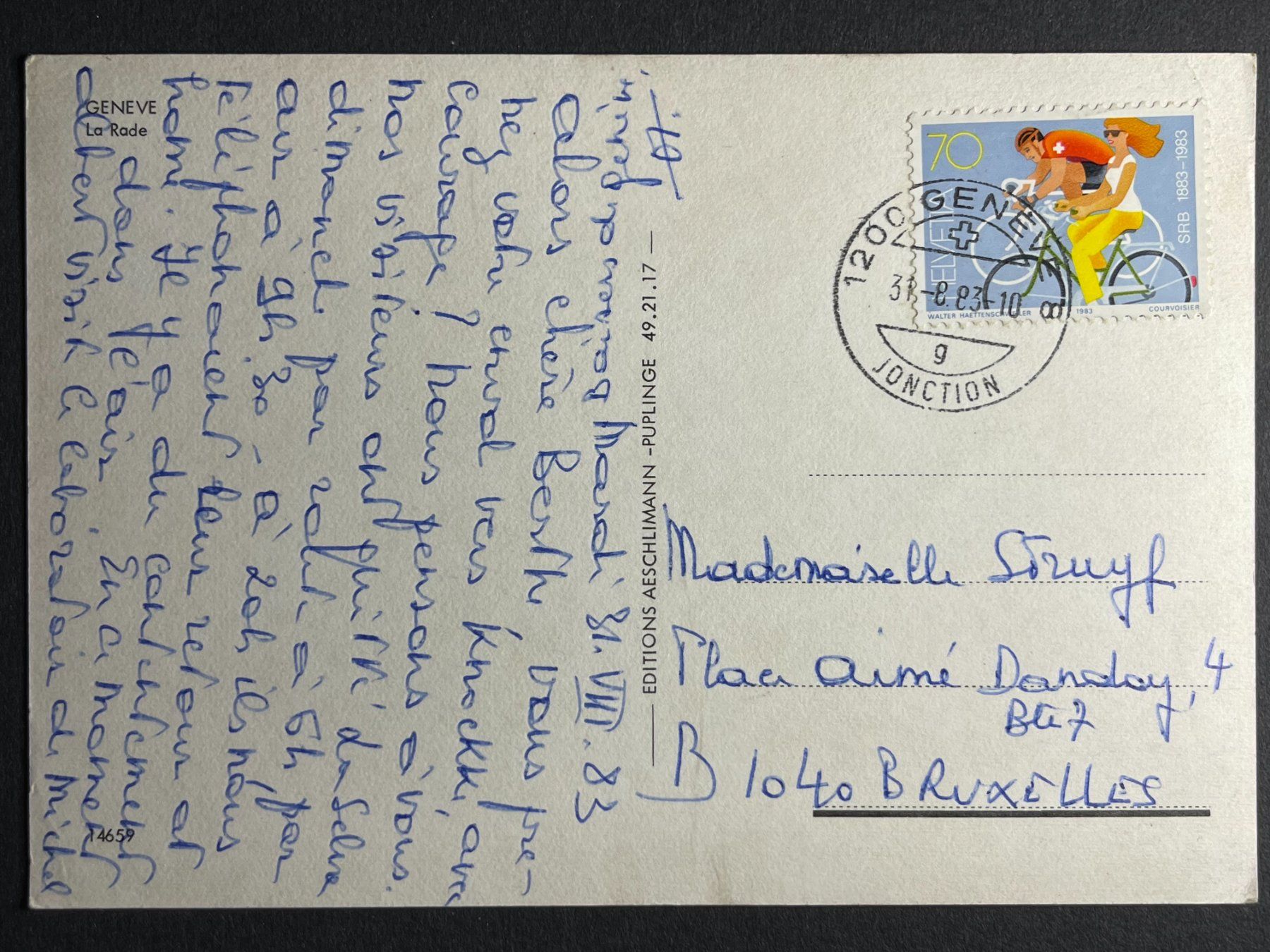 Cartoline postali: Genf, La Rade – Usato da Steg VS venduto da _vinci_ 1