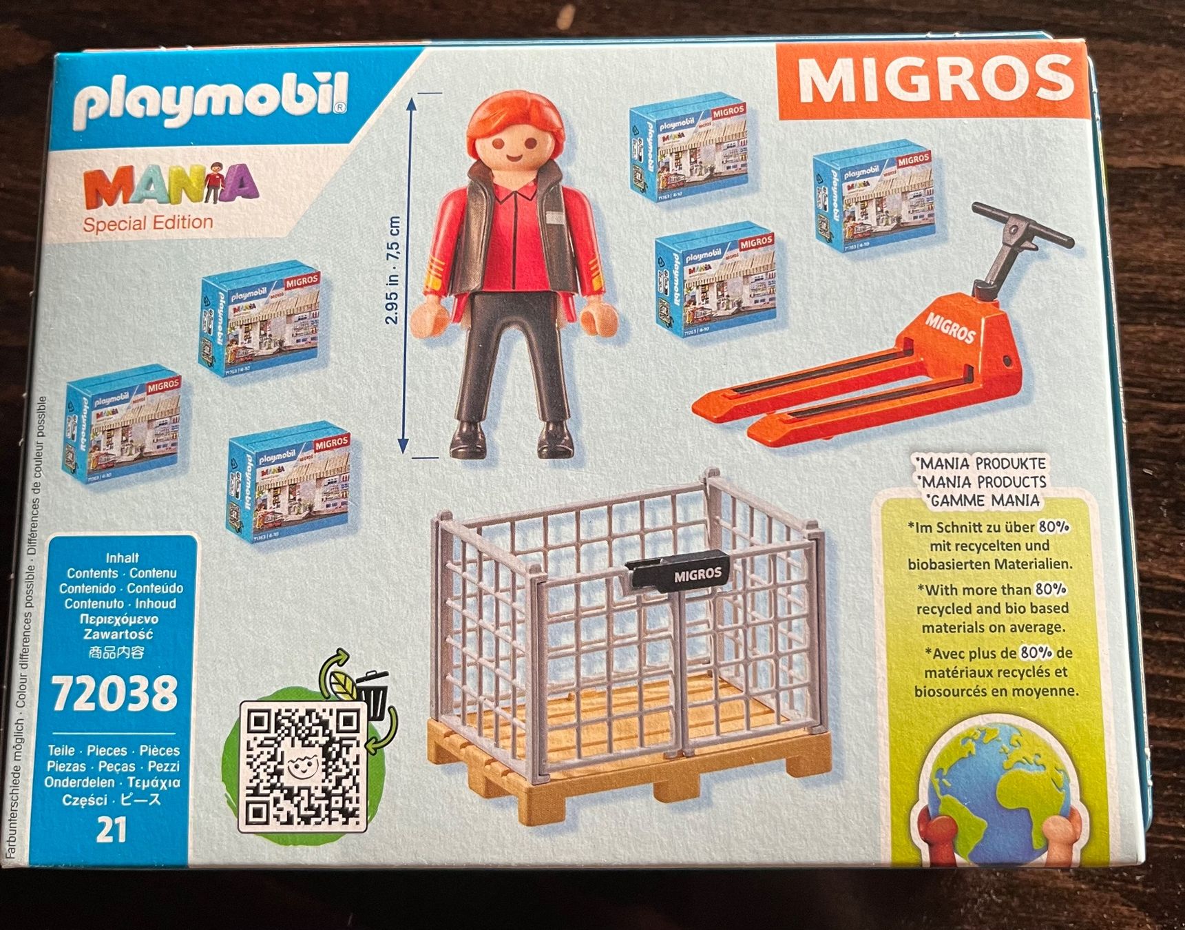 Playmobil Giocattoli: Migros Playmobil Stapler NEU – Nuovo e nell'imballaggio originale da Niederuzwil venduto da Mala 1