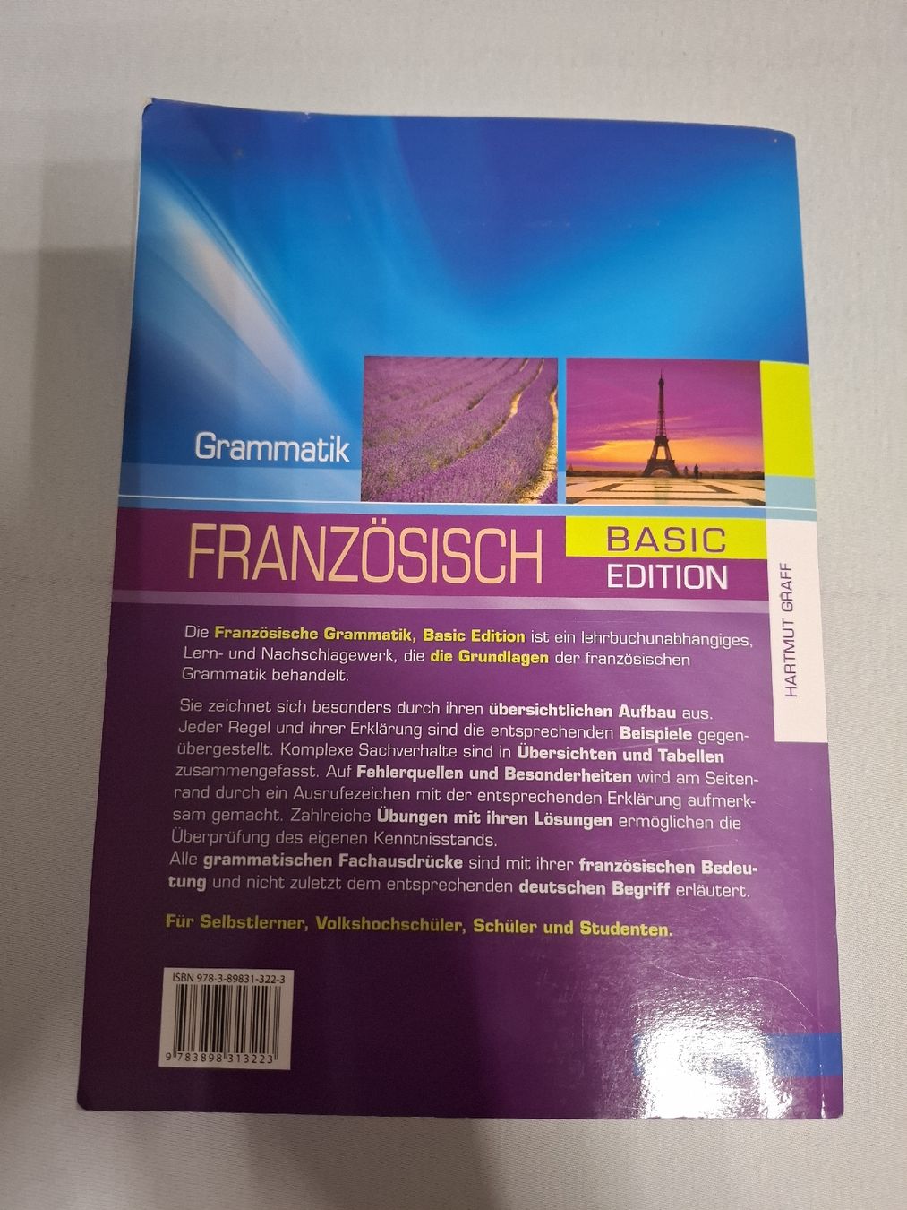 Libri: Französisch Grammatik. Hartmut Graff – Usato da Urtenen-Schönbühl venduto da nerdgirl 1