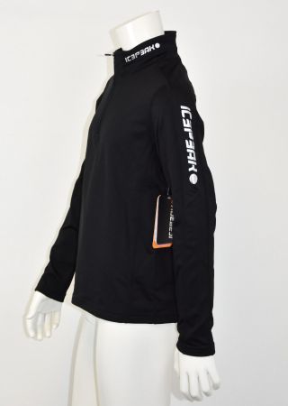 Icepeak Kinder Pullover halbZip  unisex/schwarz/Gr.116