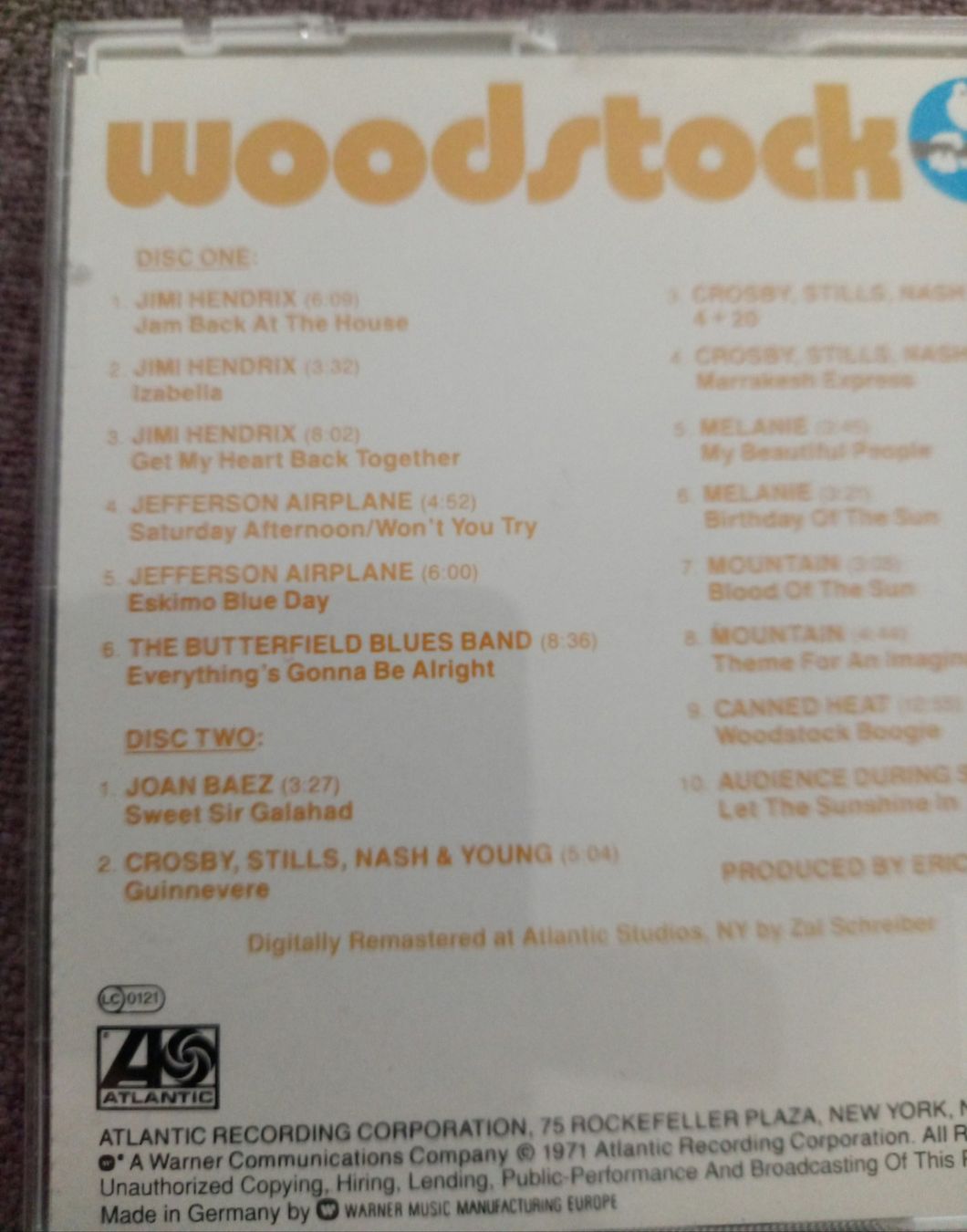 CD: 2 CD-SET "WOODSTOCK TWO" – Nuovo (secondo la descrizione) da Binningen venduto da mar_2jlr 8