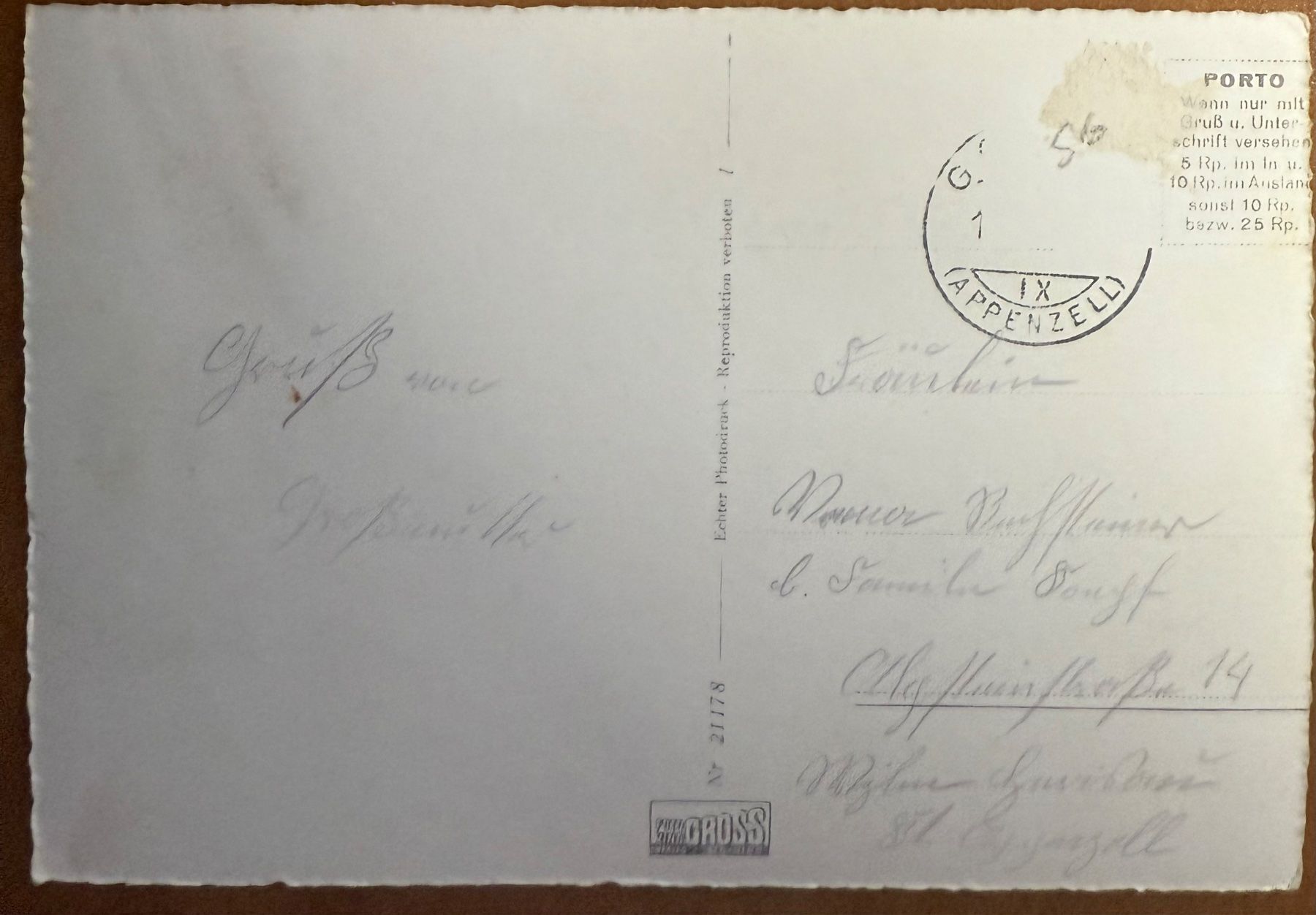 Cartoline postali: AK: Amden - Blick zum Walensee – Usato da Lutry venduto da Ediego 1