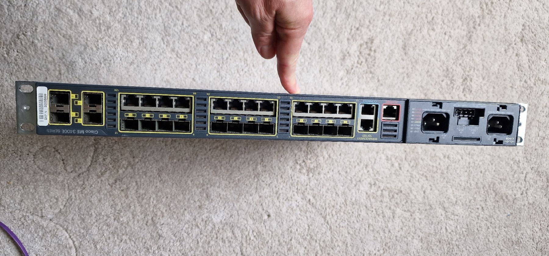 Cisco Modem & Router: CISCO ME-3400G-12CS – Usato da Gerlafingen venduto da dulifuli