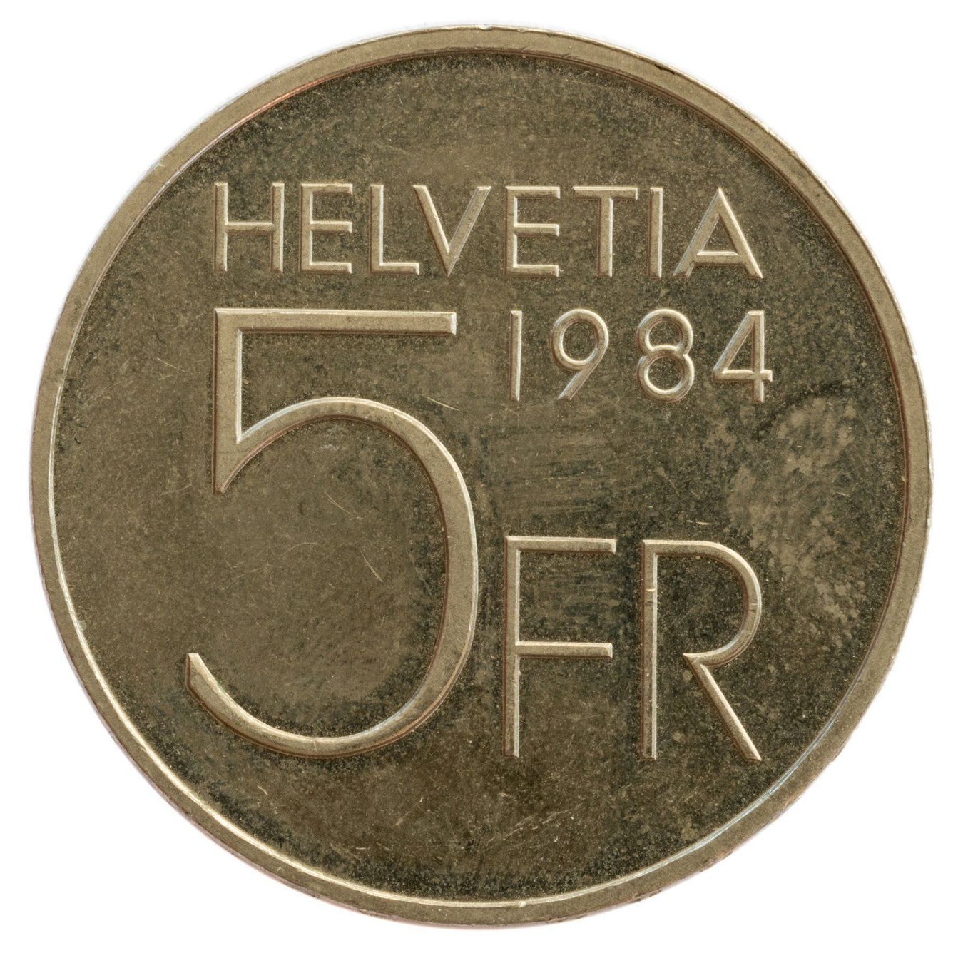 Tutti le monete: Schweiz - 5 Franken - 1984 - Auguste P. – Usato da Rotkreuz venduto da Swiss-Coins 1