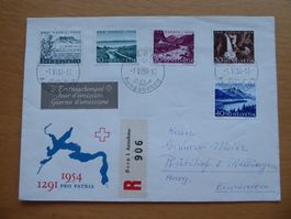 1.VI.54 FDC illustriert anschauen