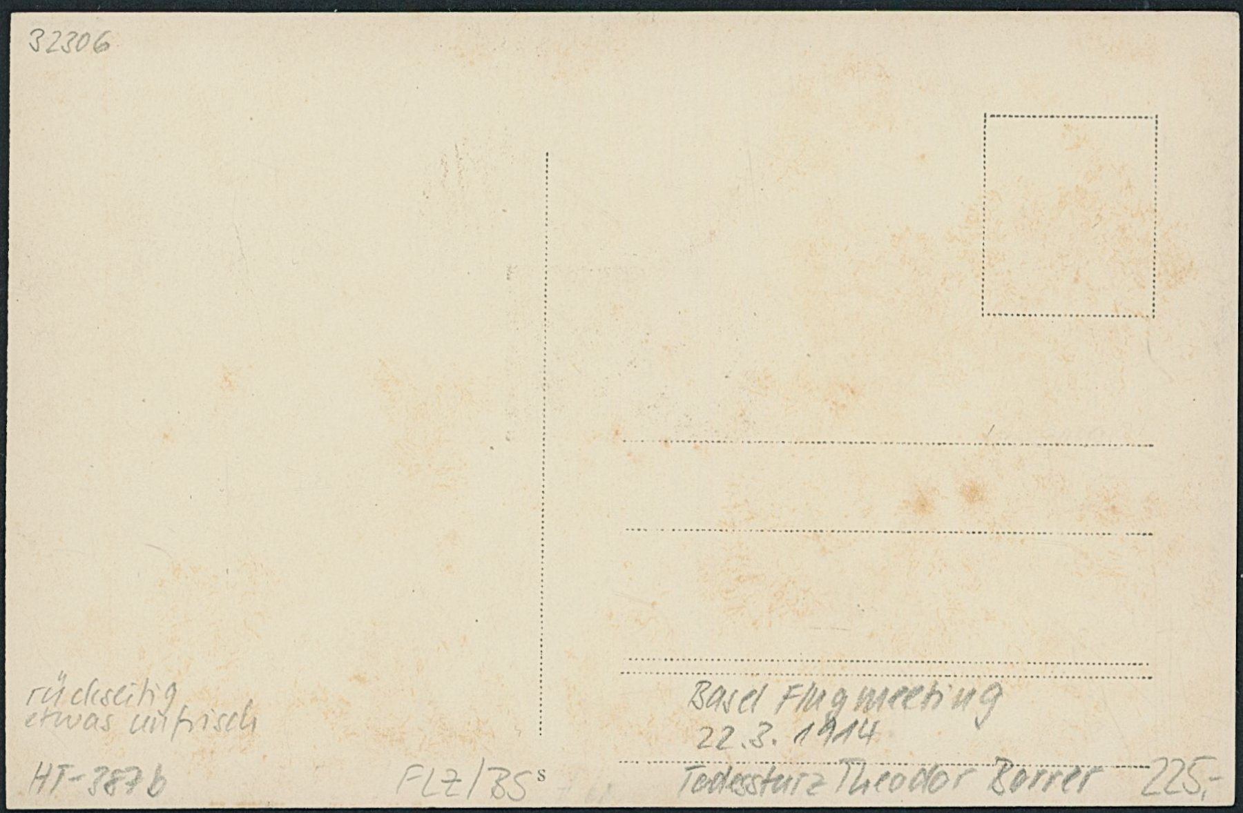 Ansichtskarten: BS Basel - Flugmeeting 1914 - Flugzeug - T. Borrer – Neu (gemäss Beschreibung) aus Schindellegi von masutka7 1