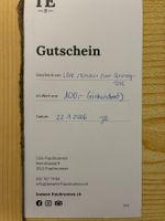 Gutschein Restaurant Löie Fraubrunnen Wert von 100 Franken