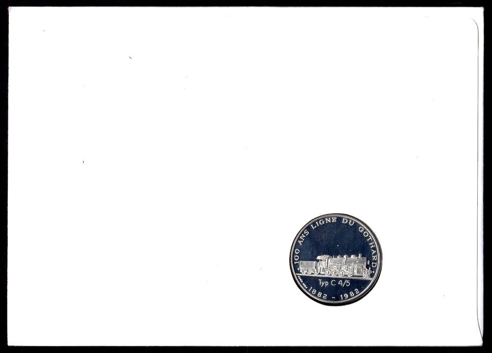 Silber-Numis, 999/ 15 gr. 100 Jahre Gotthard-Bahn (Gebraucht) in ...
