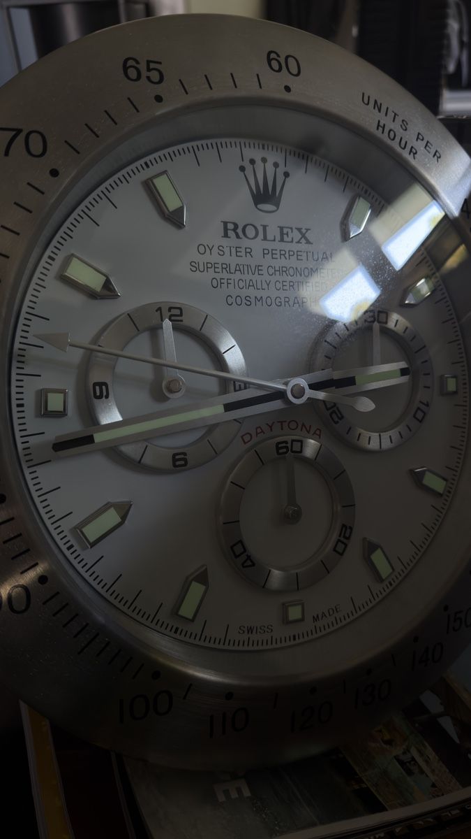 Rolex Stand- & Wanduhren: Horloge murale Daytona décorative 34cm – Neu (gemäss Beschreibung) aus Vevey von diogodasilva_ 2
