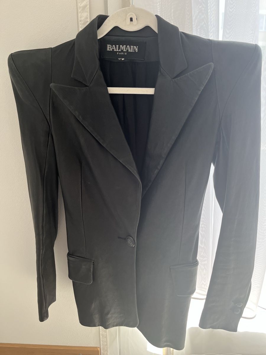 Balmain Giacche: Balmain Vintage Leder Blazer – Usato da Zürich venduto da aaaaaaaaa00 1