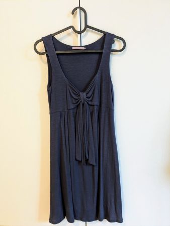 Sommerliches, blaues Minikleid, Grösse M