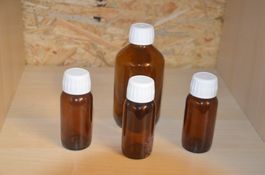 4 STUCK KLEINE FLASCHE