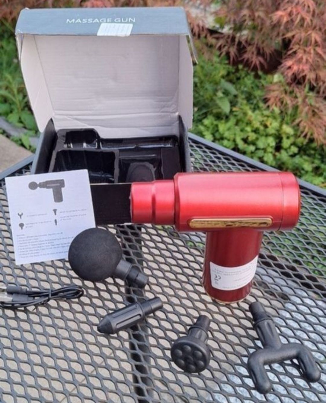 Dispositivi per massaggi: Mini Massage Gun, Rot, NEU. – Nuovo e nell'imballaggio originale da Zuzgen venduto da kup_dmw7 4