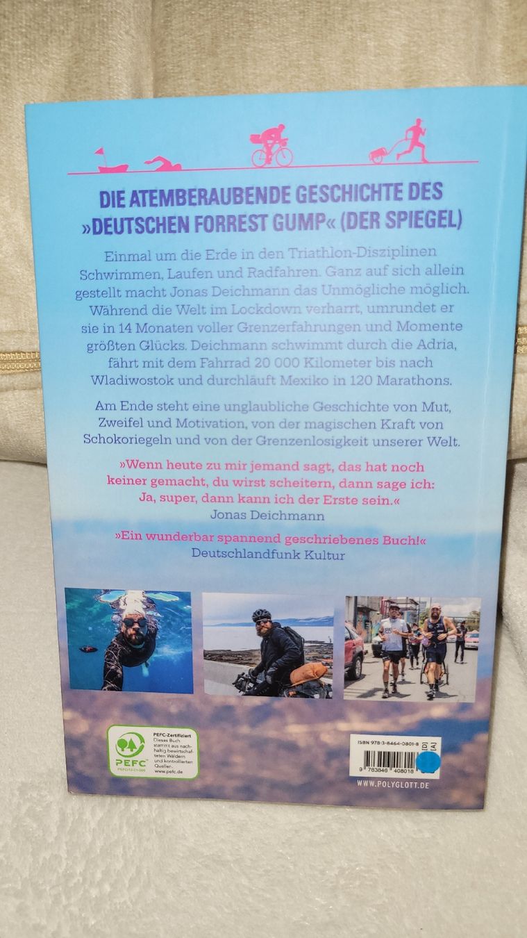 Libri: Buch Das Limit bin nur ich Jonas Deichmann – Usato da Horgenberg venduto da Klatschmohnmaria 1