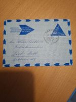 Aerogramm 1962 mit Ersttagsstempel