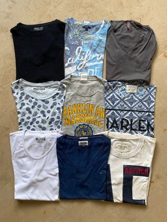 Kleiderpaket Herren 10 Kleidungsstücken, T-Shirts Gr. M&L