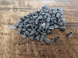 lego 4589 lot de 80 pièces Dark Bluish Gray Cone 1 x 1
