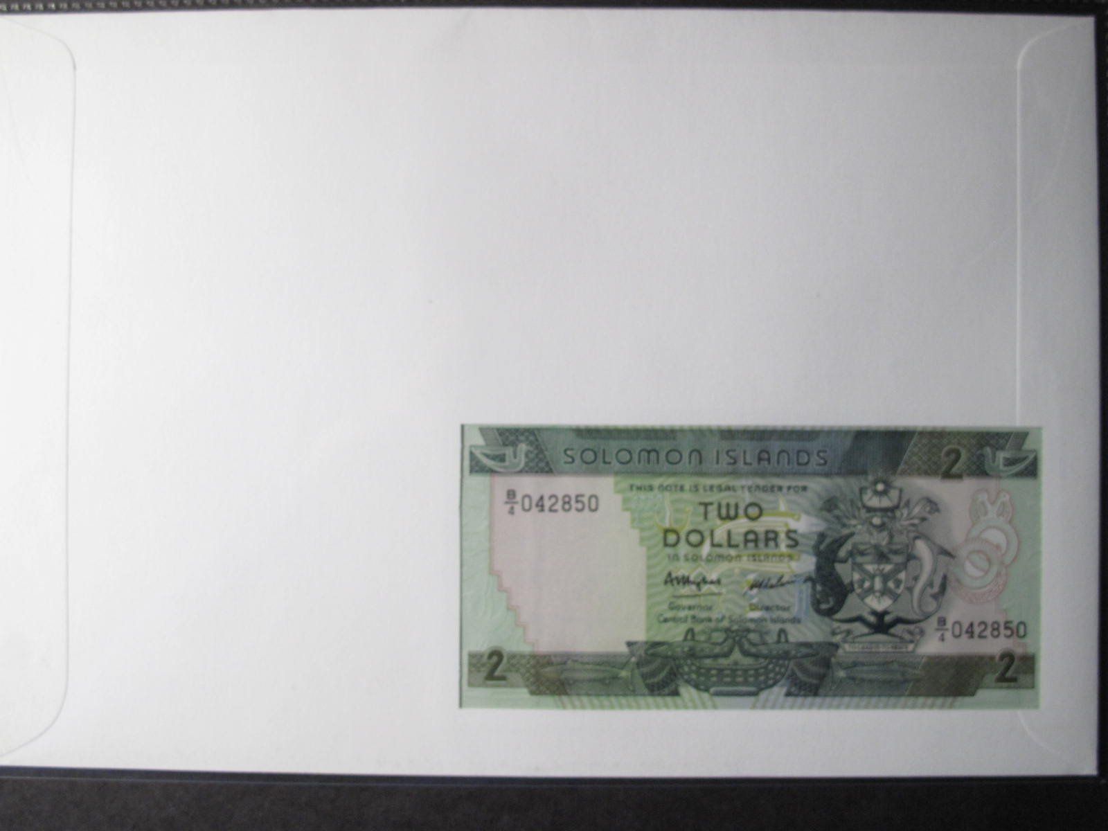 Banknoten: Banknotenbrief Solomon Islands – Gebraucht aus Wil SG von fva01 1