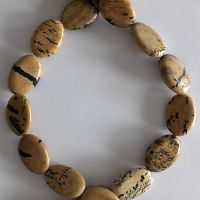 Landschaftsjaspis, oval ca: 25x18x6mm
