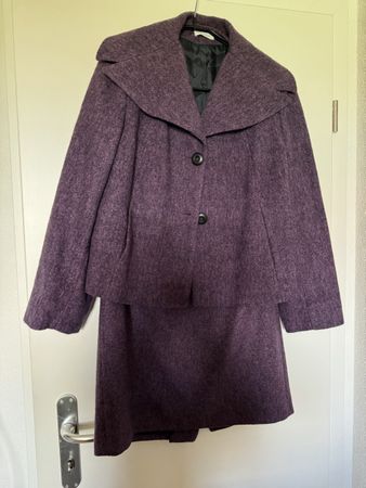 Damen Kostüm Peter Hahn violett Grösse 38 gut erhalten