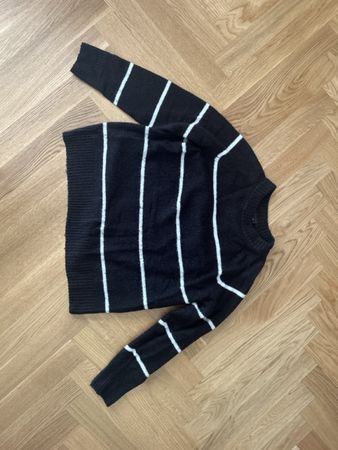 Monki Strickpullover Gr. M, schwarz-weiss gestreift, Herbst