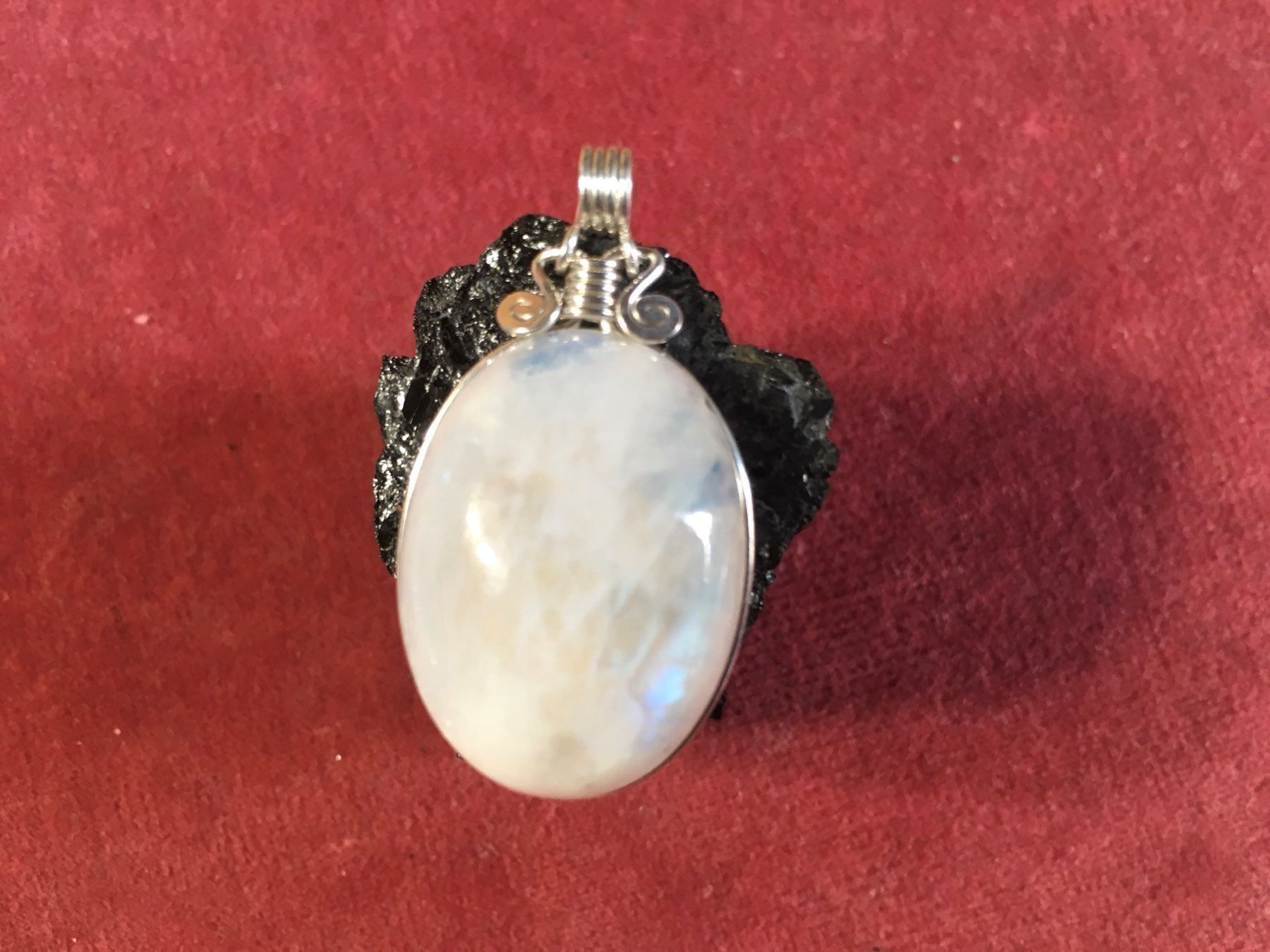 Anhänger: Mondstein aus Indien / Anhänger – Neu und originalverpackt aus Zürich von MEVAS-Schmuck