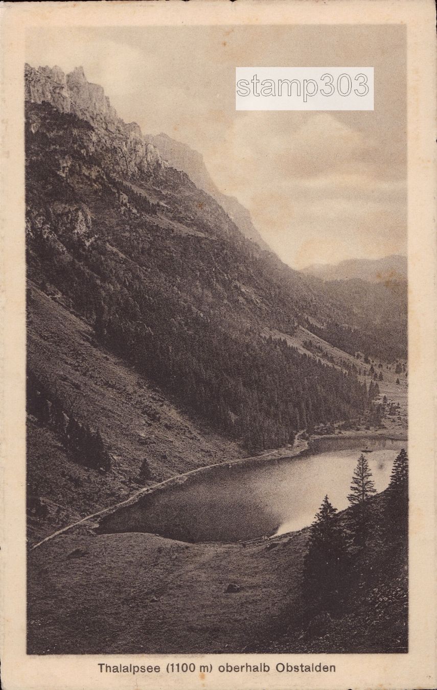Ansichtskarten: AK Thalalpsee oberhalb Obstalden – Gebraucht aus Eggersriet von stamp303