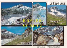 Furka-Pass - Belvédère, Rhônegletscher /ay