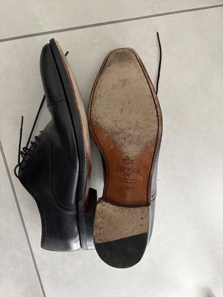 Scarpe da uomo: Berwick rahmengenähte Schuhe – Usato da Frauenfeld venduto da AlteringMatter 3