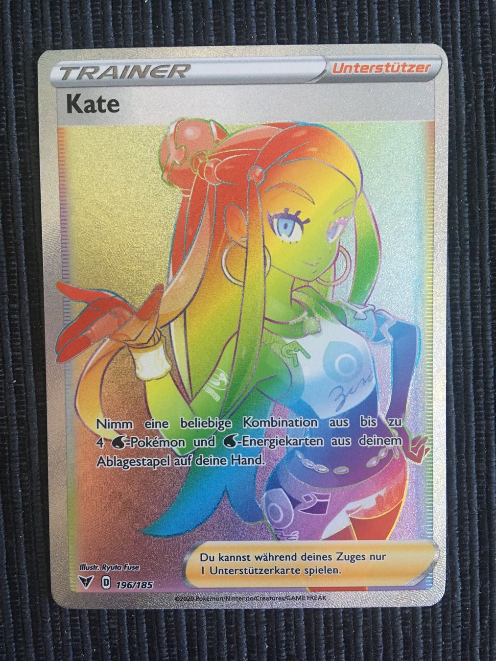 Pokémon Carte collezionabili: Pokemon Kate Rainbow Farbenschock Deutsch – Nuovo (secondo la descrizione) da Wabern venduto da Collectfun