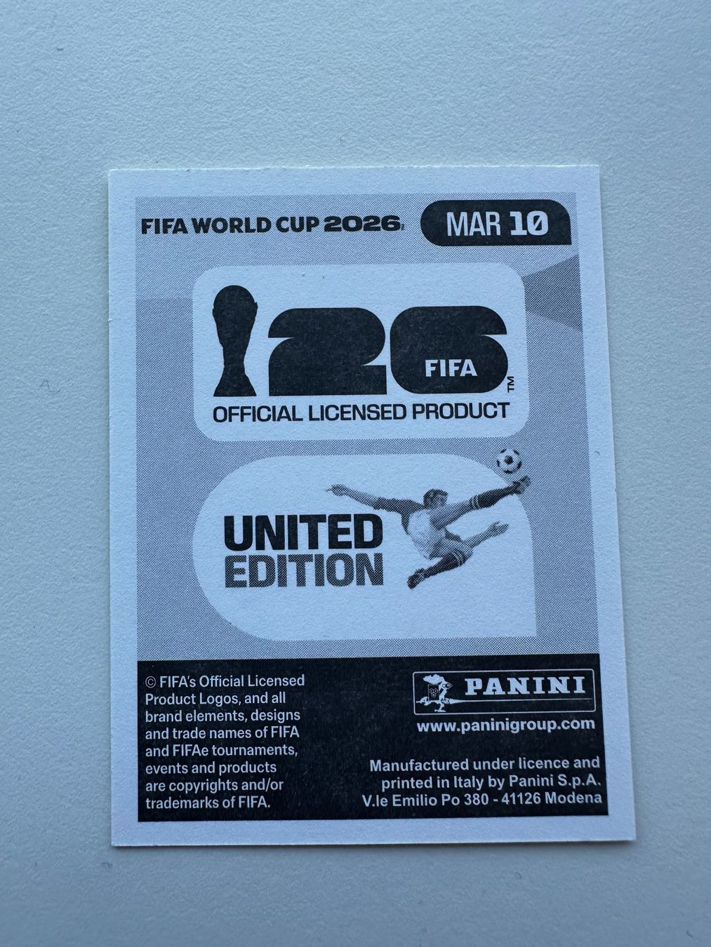 Panini Carte collezionabili: Panini WM 2026 Sticker Sofyan Amrabat MAR 10 – Nuovo (secondo la descrizione) da Zürich venduto da karsumpel11 1