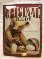 original teddy metall email-schild