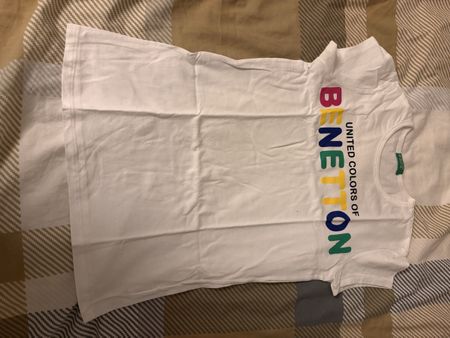 T-shirt blanc United Colors of Benetton enfant