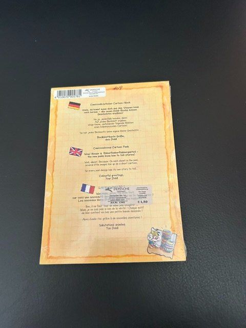 Schreibblöcke: Diddl Comic Block A6, Nummer 169,  NEU, OVP – Neu und originalverpackt aus Kloten von Monkell 1
