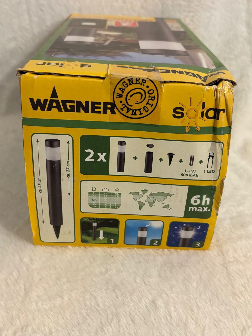 Lampade: Wagner Solar Leuchten 2er Set, Neu & Originalverpackt – Nuovo e nell'imballaggio originale da Oberegg venduto da MR-shop 1