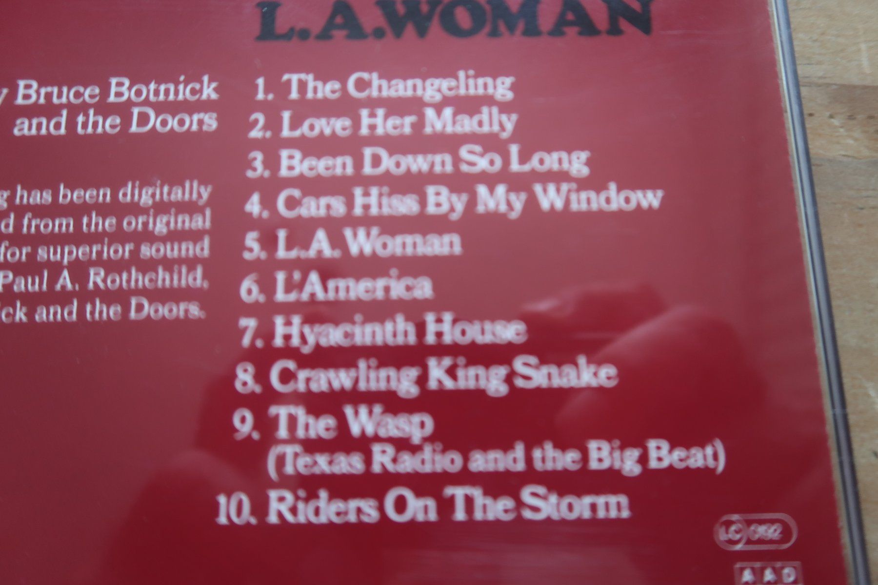 CDs: THE DOORS - L.A. WOMAN - CD – Gebraucht aus Basel von Patiscat 2