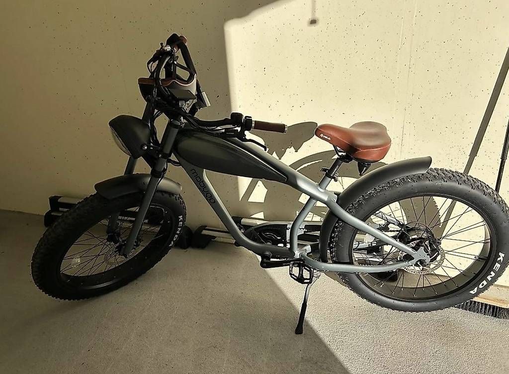 Biciclette: Vélo électrique Mobygo café racer anthracite – Usato da La Chaux-de-Fonds venduto da ell_q58k