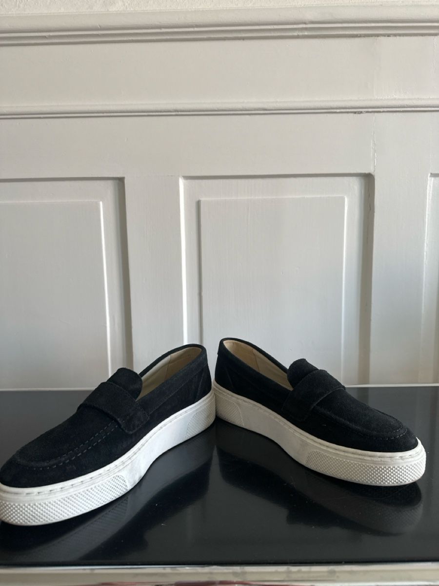 Scarpe da donna: Schwarze Wildleder Halbschuhe Gr. 38 – Usato da Zürich venduto da smeiteli 1