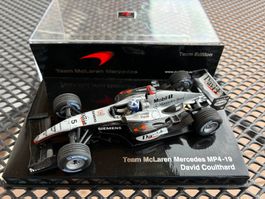 1:43 Minichamps McLaren MP4-19 Coulthard 2004 TEAM EDITION