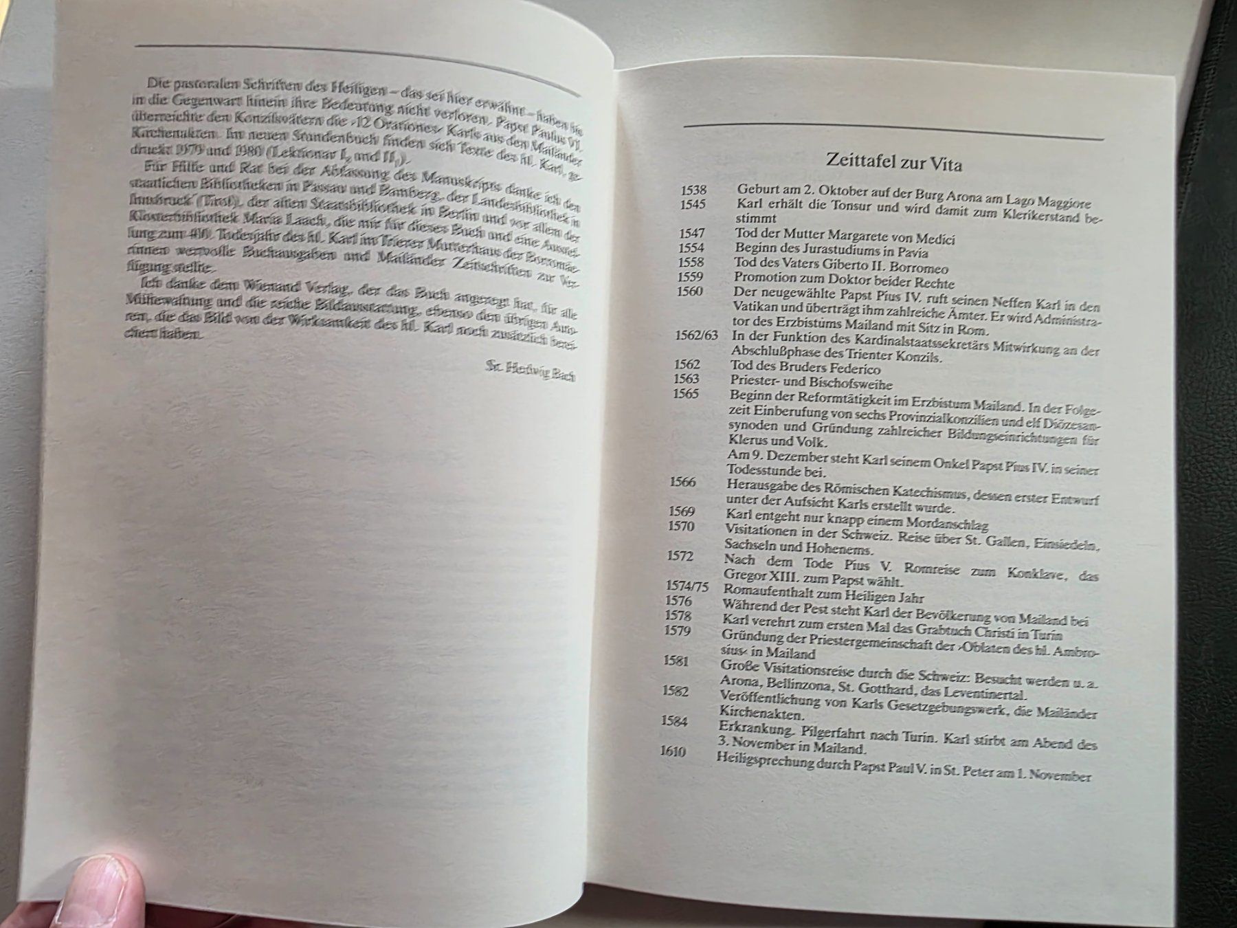 Livres: Karl Borromäus - Hedwig Bach - 1985 – D'occasion à Walterswil BE par Lonitti 4