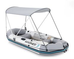 Gummiboot Mariner 3 Set + Intex Sonnendach Schlauchboot