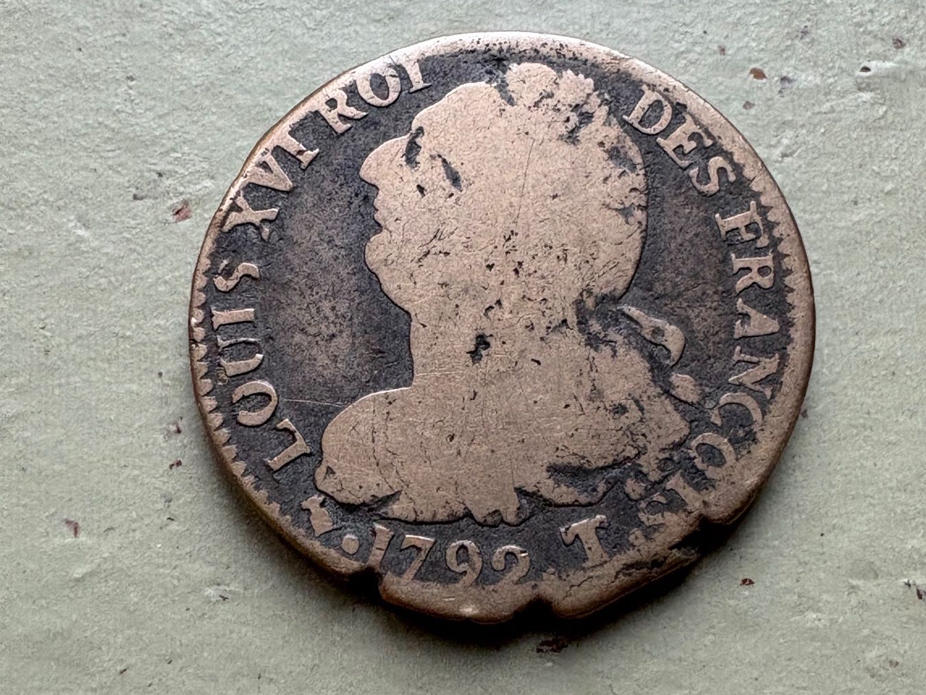 Toutes les monnaies: Frankreich 1792 2 Sol – D'occasion à Zürich par mysilvercoin