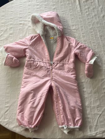 Baby Winteroverall bebe-jou rosa Grösse 80/XL warm