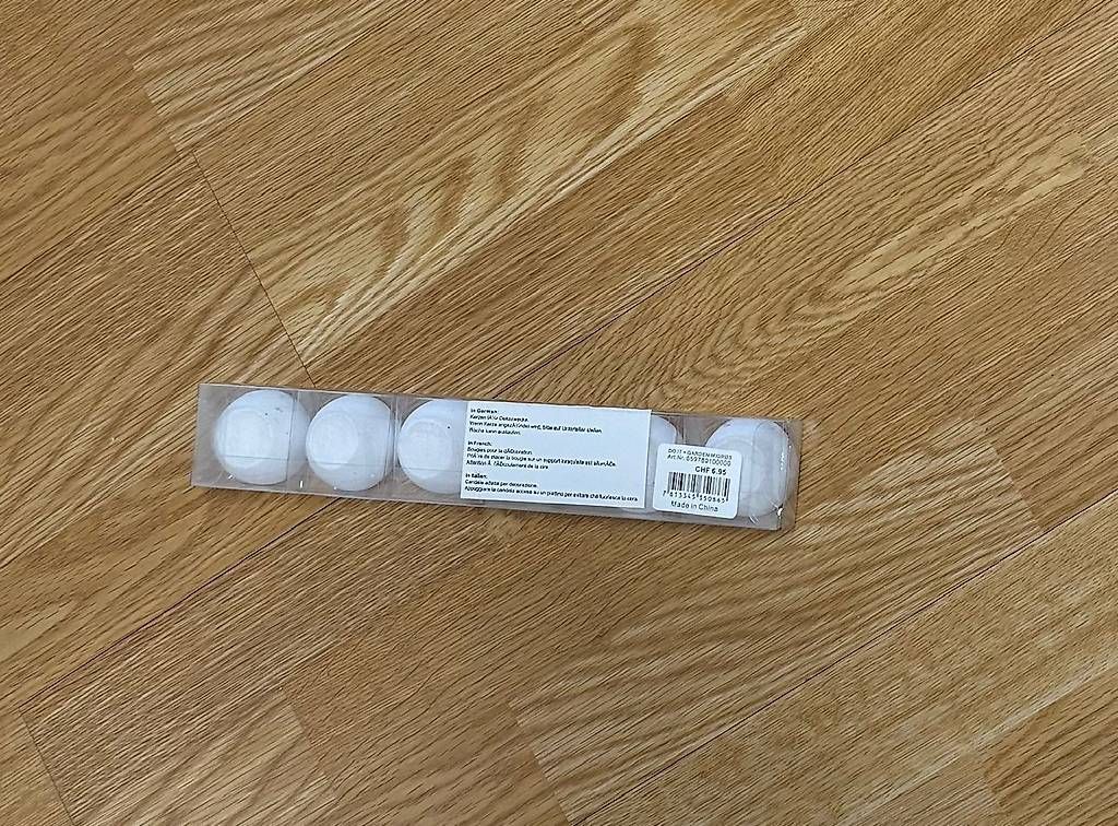 Candele: 6 Rechaud Kerzen in Keramikschale – Nuovo e nell'imballaggio originale da Aarau Rohr venduto da Mior 1