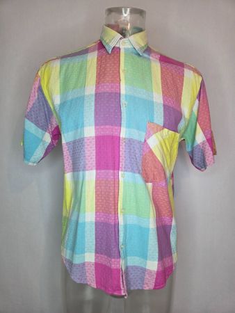 80er Baumwollhemd - M