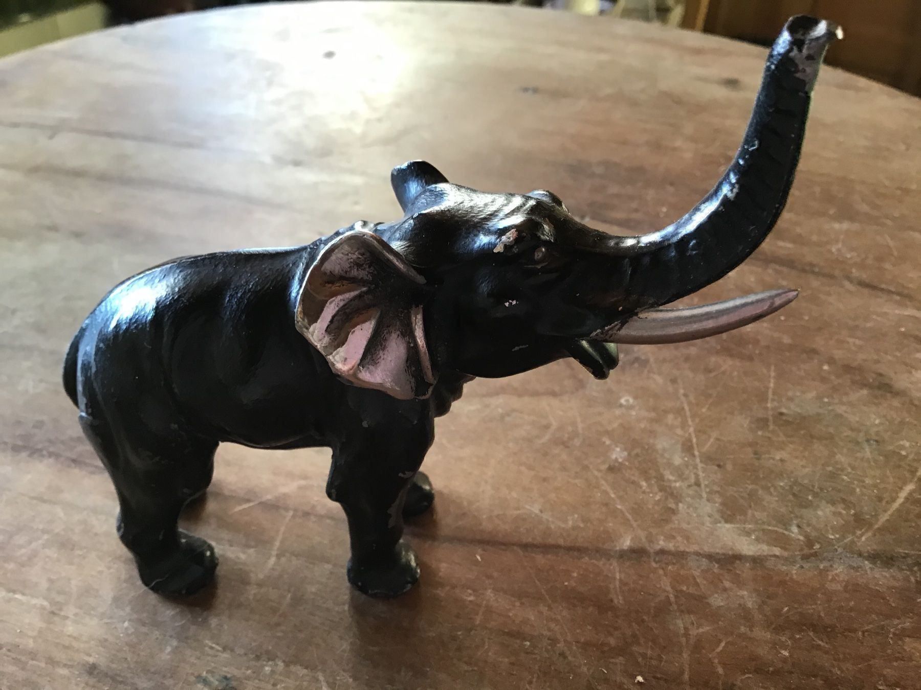 Skulpturen & Statuen: Alter antiker Metall Elephant – Gebraucht aus St. Gallen von Goldlilly 1
