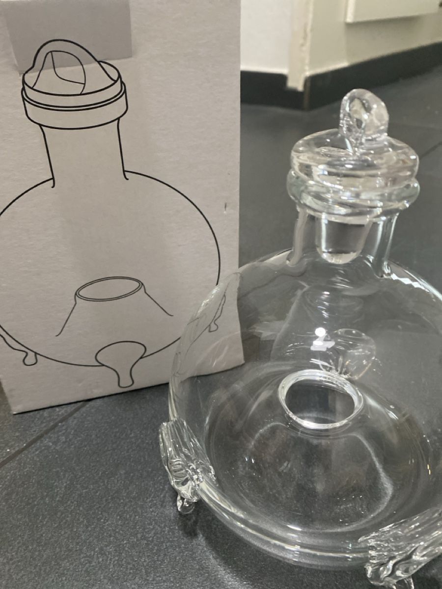 Glasi Hergiswil Bicchieri: Glasi Hergiswil Wespenglas – Nuovo e nell'imballaggio originale da Dietikon venduto da Tdaf33