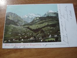 Karte Gruss aus Unterwasser, Toggenburg, 1904, o Unterwasser