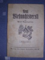 Wiehnachtsversli 1932