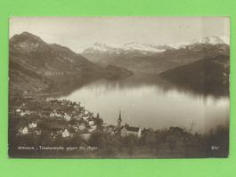 Weggis, Totalaussicht gegen die Alpen